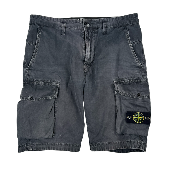 Stone Island 2019 Dark Grey Slim Fit Cargo Shorts - 31"