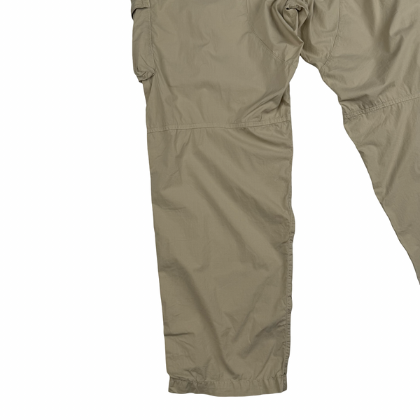 Stone Island 2022 Beige Loose Fit Cargo Trousers - 30"