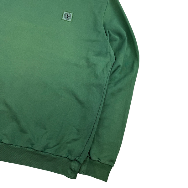 Stone Island 2013 Green Cotton Crew Neck Pullover - 3XL