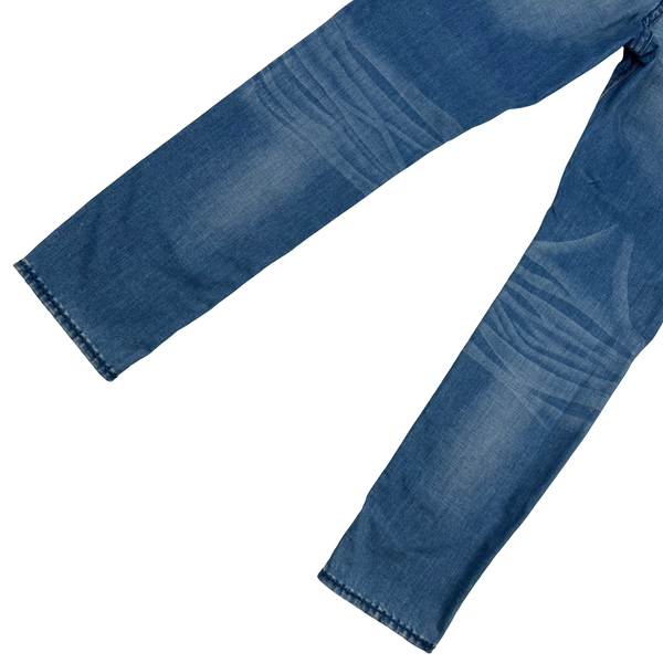 True Religion Relaxed Slim Contrast Stitch Horseshoe Denim Jeans - 34" (Large)
