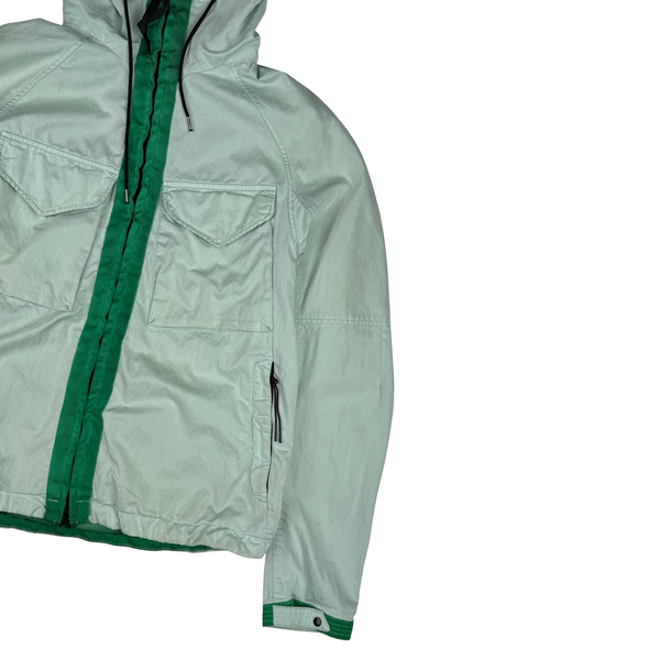 CP Company Mint Green Raso-CP Zipped Goggle Jacket - Small (46)
