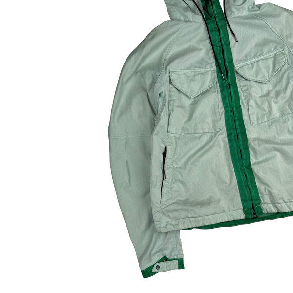 CP Company Mint Green Raso-CP Zipped Goggle Jacket - Small (46)