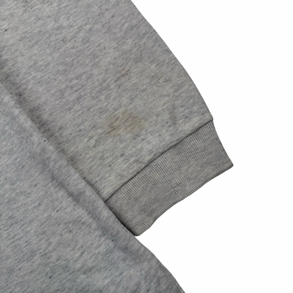 CP Company Grey Cotton Longsleeve Polo Shirt - Large