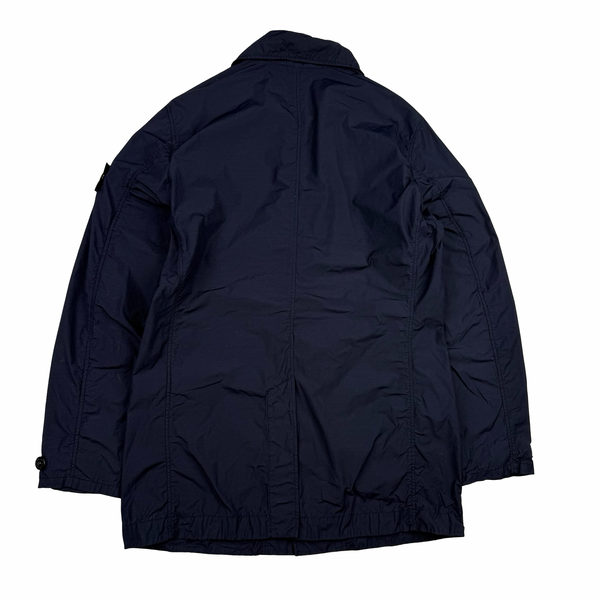 Stone Island 2021 Navy Naslan Light Watro Lightweight Jacket - Small