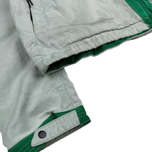 CP Company Mint Green Raso-CP Zipped Goggle Jacket - Small (46)