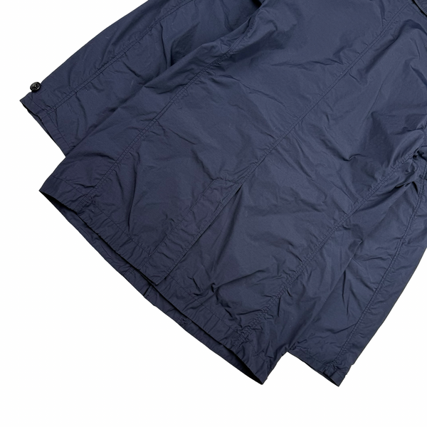 Stone Island 2021 Navy Naslan Light Watro Lightweight Jacket - Small