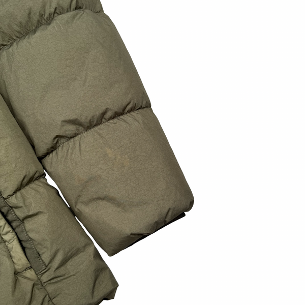 Stone Island 2016 Light Khaki Crinkle Reps Down Puffer Jacket - XL