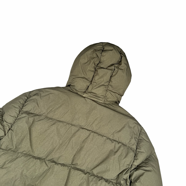Stone Island 2016 Light Khaki Crinkle Reps Down Puffer Jacket - XL