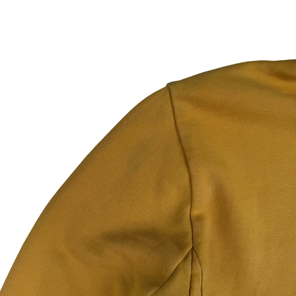 CP Company Yellow Cotton Full Zip Goggle Hoodie - XL