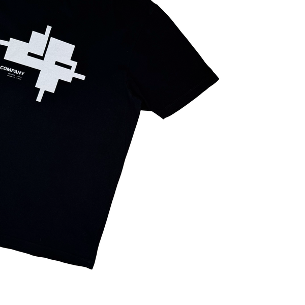 CP Company Graphic Spellout Black T Shirt - XL