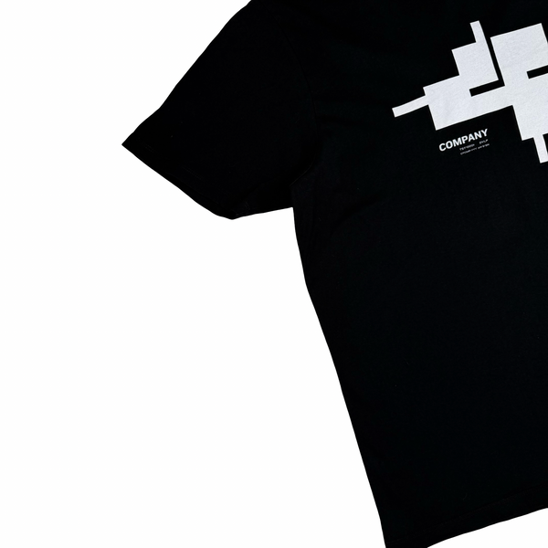 CP Company Graphic Spellout Black T Shirt - XL