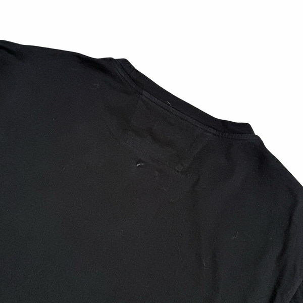 CP Company Graphic Spellout Black T Shirt - XL
