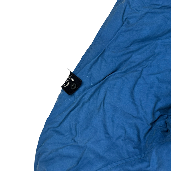 CP Company Vintage 90's Blue Fur Hood Junior Zipped Jacket - Small