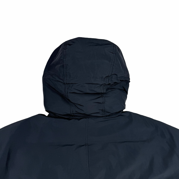 Stone Island 2020 Navy Micro Reps Down Filled Hooded Bomber Jacket - XL