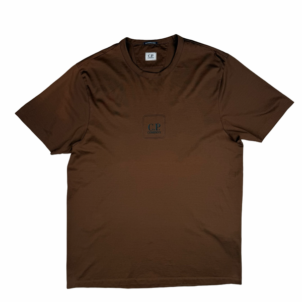 CP Company Brown Cotton Metropolis Graphic T Shirt - XL