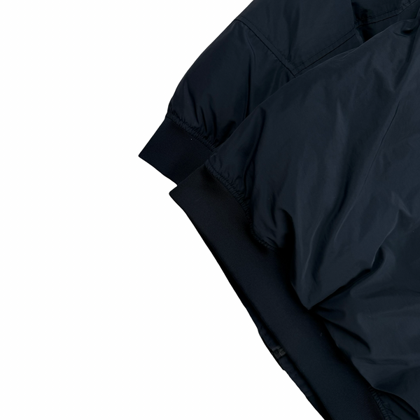 Stone Island 2020 Navy Micro Reps Down Filled Hooded Bomber Jacket - XL