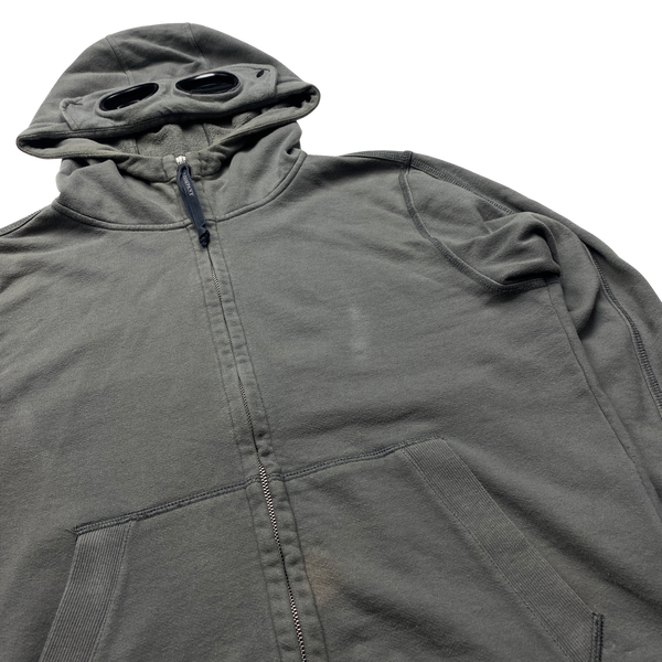 CP Company Grey Cotton Goggle Hoodie Large Mat s Island