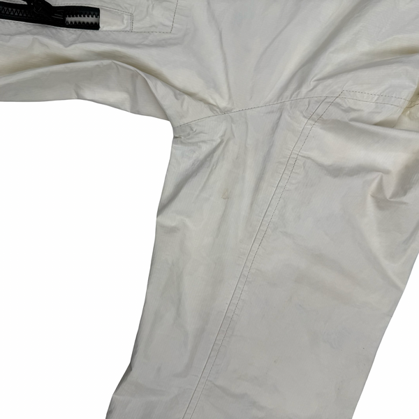 CP Company Memec Goggle Lens View White/Cream Jacket - Medium