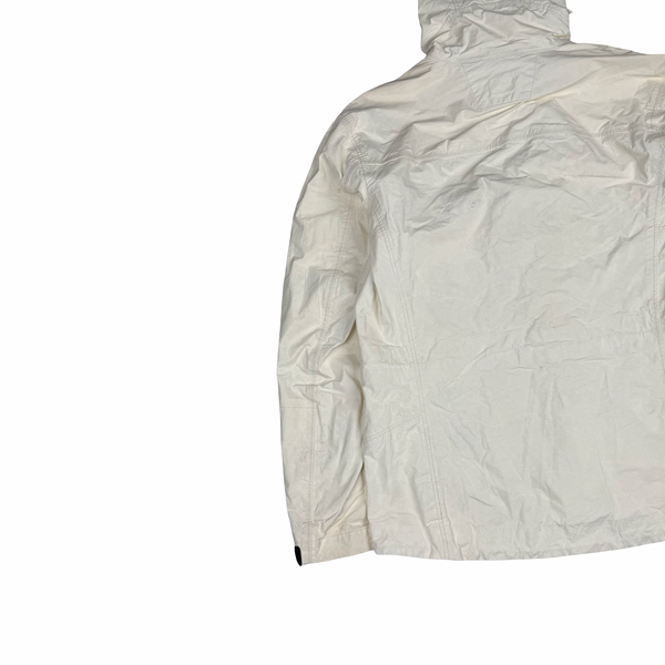 CP Company Memec Goggle Lens View White/Cream Jacket - Medium