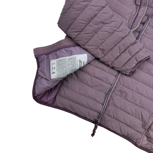 Stone Island 2020 Plum Loom Down Woven Puffer Jacket - Medium