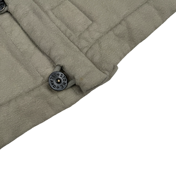 Stone Island Vintage 2000 Cotton Blend Fleece Lined Beige Jacket- XL