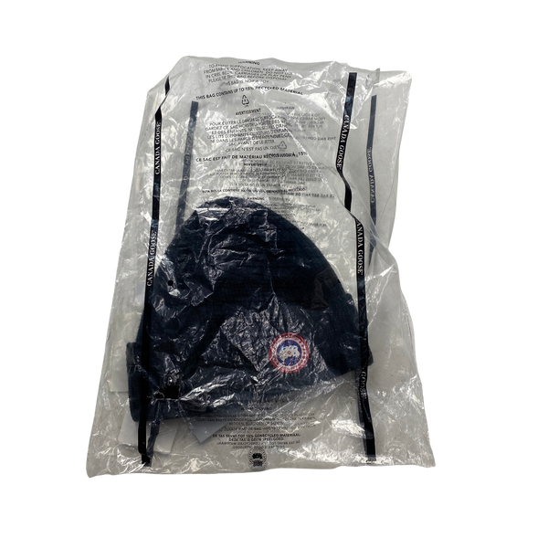 Canada Goose Merino Ribbed Wool Beanie Hat