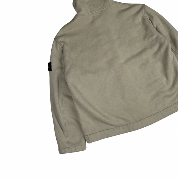 Stone Island Vintage 2000 Cotton Blend Fleece Lined Beige Jacket- XL