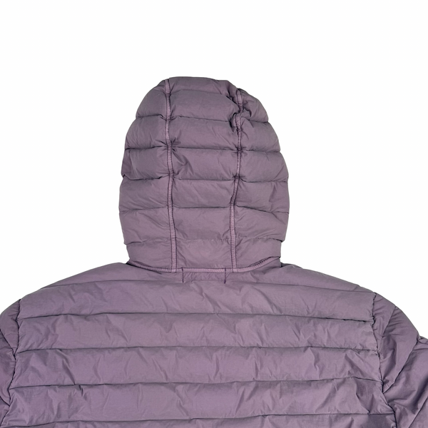 Stone Island 2020 Plum Loom Down Woven Puffer Jacket - Medium