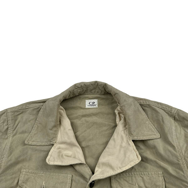 CP Company Vintage 90's Beige Lightweight Junior Buttoned Jacket - XS