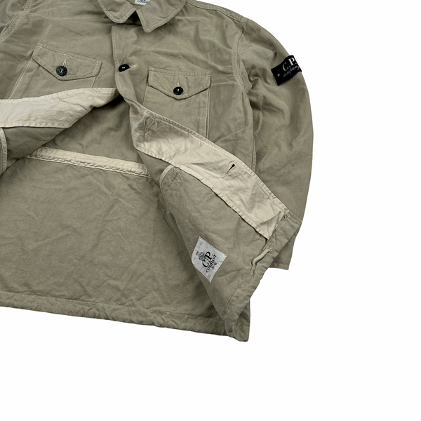 CP Company Vintage 90's Beige Lightweight Junior Buttoned Jacket - XS