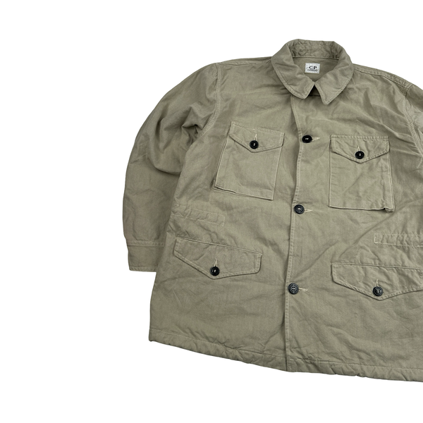 CP Company Vintage 90's Beige Lightweight Junior Buttoned Jacket - XS