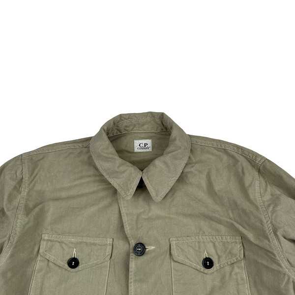 CP Company Vintage 90's Beige Lightweight Junior Buttoned Jacket - XS
