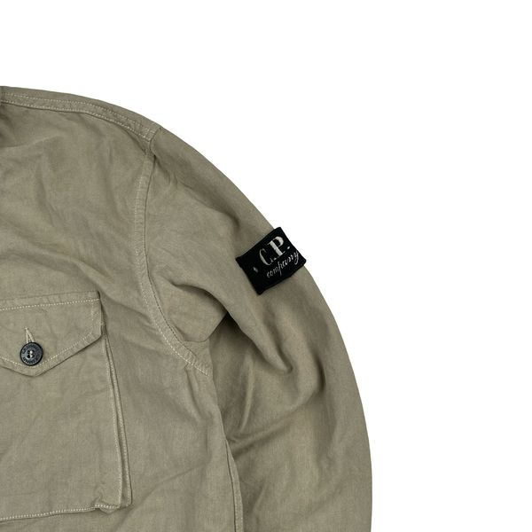 CP Company Vintage 90's Beige Lightweight Junior Buttoned Jacket - XS