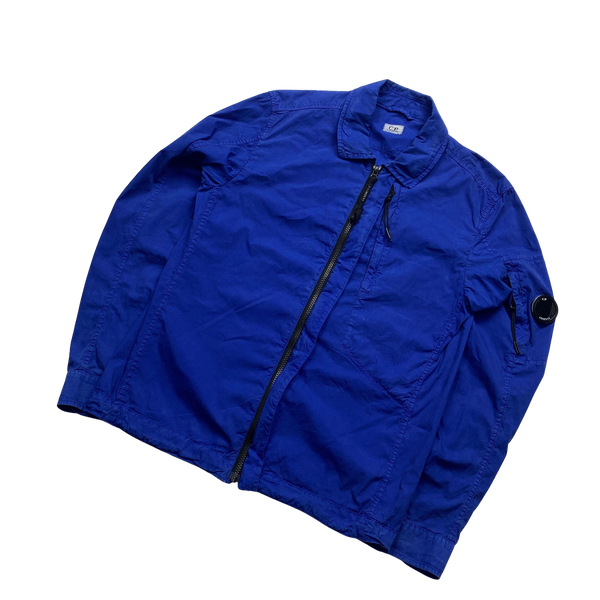 CP Company 50 Fili Blue Overshirt - Small