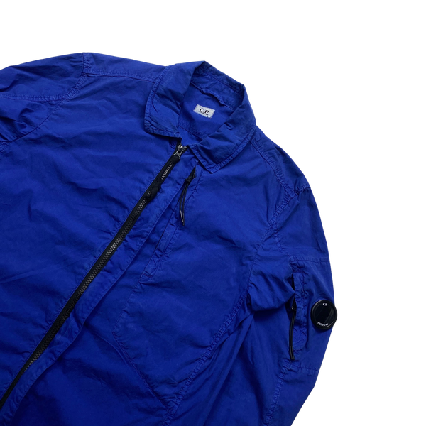 CP Company 50 Fili Blue Overshirt - Small