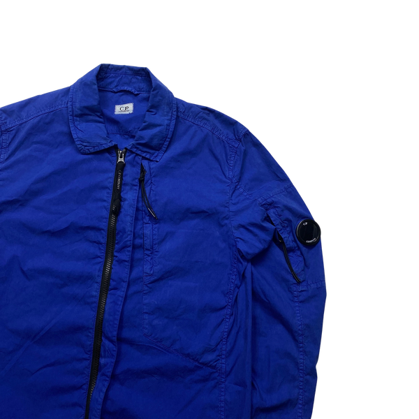 CP Company 50 Fili Blue Overshirt - Small