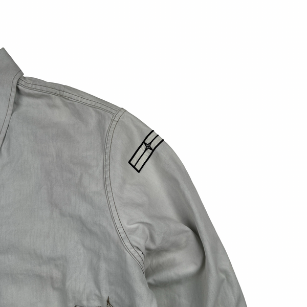 Stone Island 2007 Denims Collared Zipped Lightweight Overshirt Jacket - Large