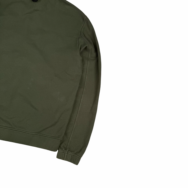 Stone Island 2020 Half Zipped Dark Green Pullover Jumper - Small