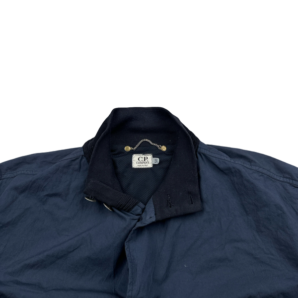 CP Company 1996 Navy Vintage Buttoned Bomber Jacket - Large