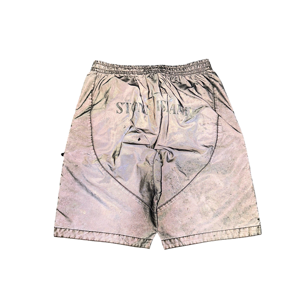 Stone Island 2020 Plated Reflective Multi Pocket Shorts - 30"
