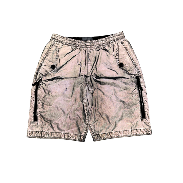 Stone Island 2020 Plated Reflective Multi Pocket Shorts - 30"