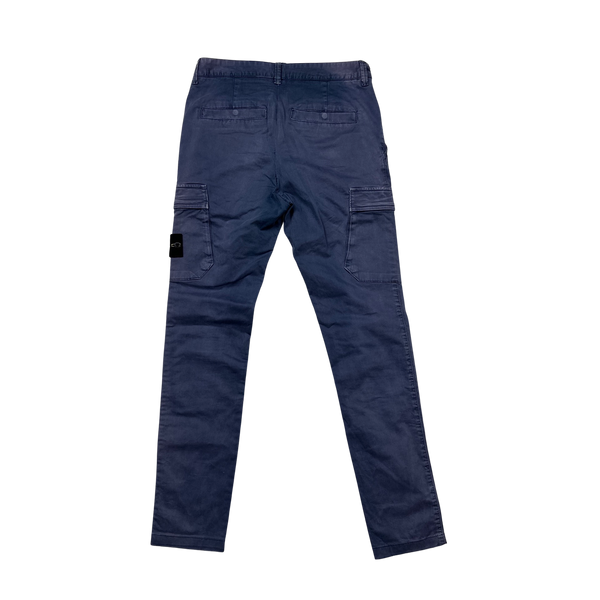 Stone Island 2018 Navy Blue SK Cargos - 32"