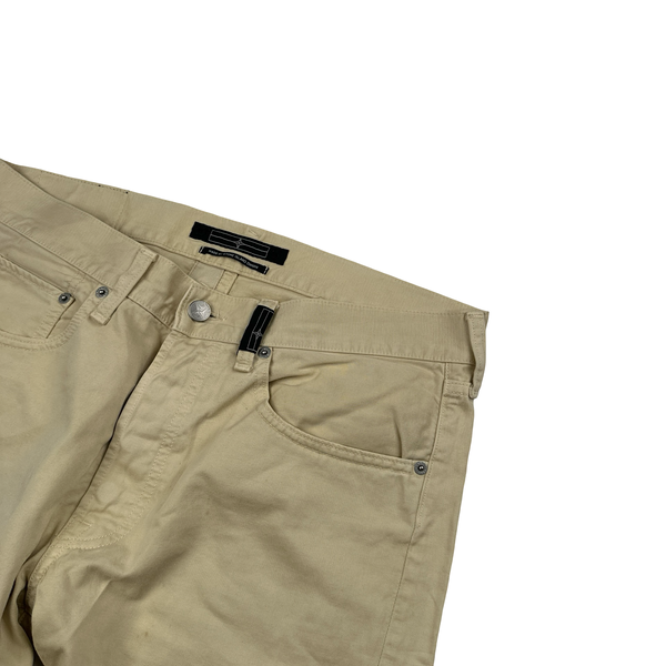Stone Island 2006 Denims Cream Straight Leg Trousers - 32"