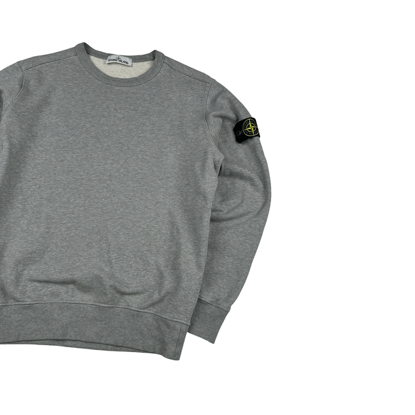 Stone Island 2019 Grey Cotton Crewneck - Medium