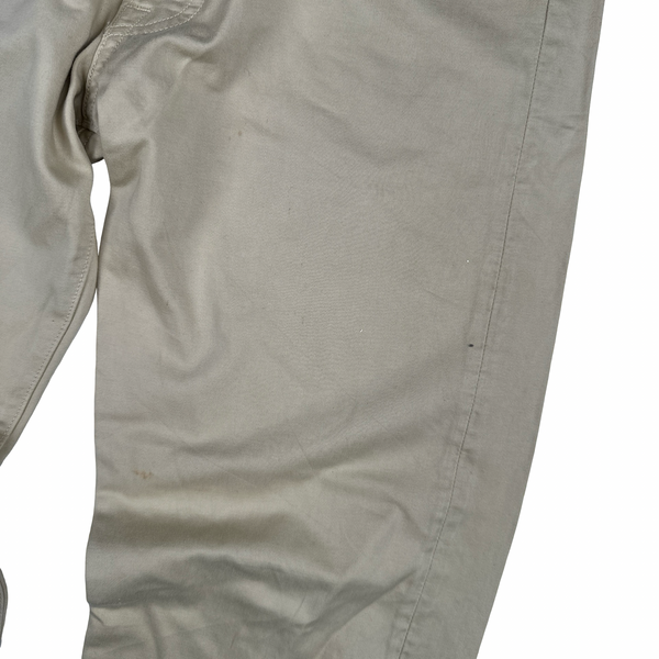Stone Island 2006 Denims Cream Straight Leg Trousers - 32"