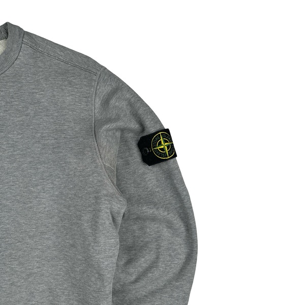 Stone Island 2019 Grey Cotton Crewneck - Medium