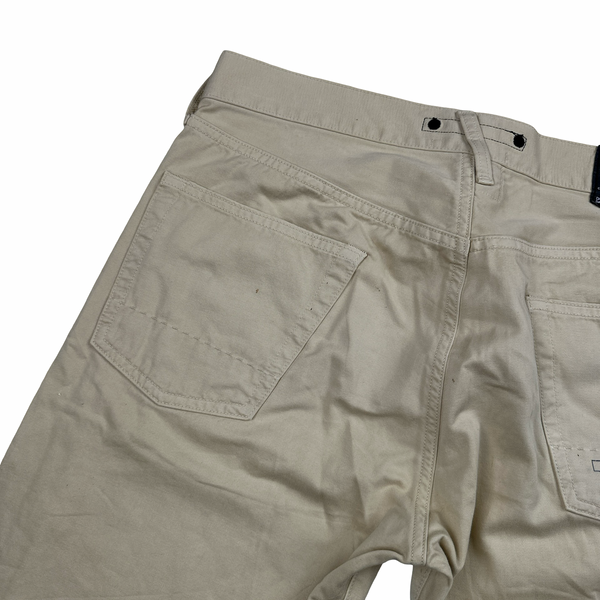 Stone Island 2006 Denims Cream Straight Leg Trousers - 32"