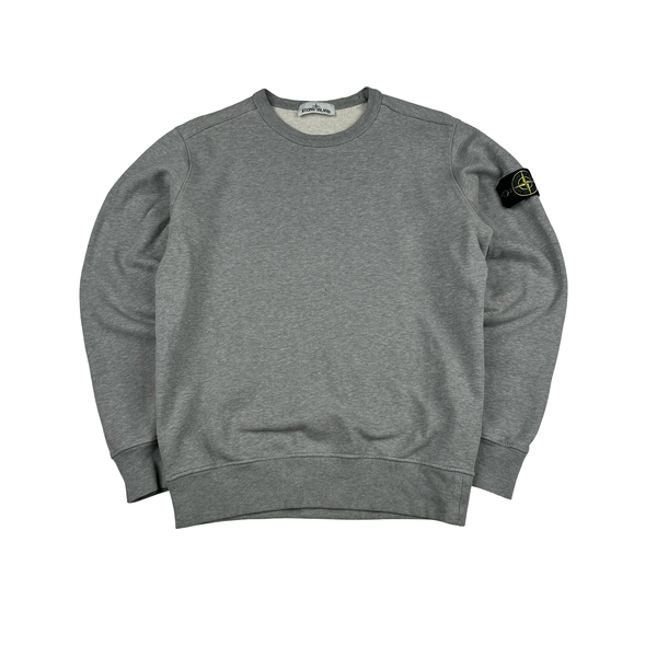 Stone Island 2019 Grey Cotton Crewneck - Medium