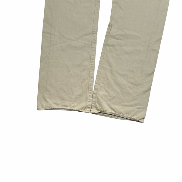 Stone Island 2006 Denims Cream Straight Leg Trousers - 32"