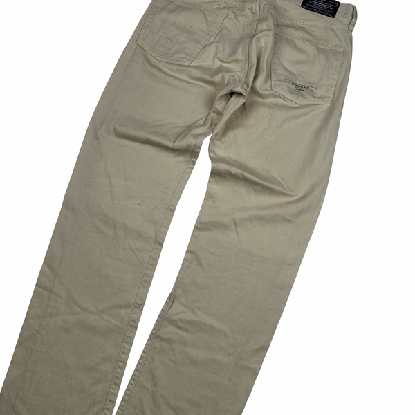 Stone Island 2006 Denims Cream Straight Leg Trousers - 32"